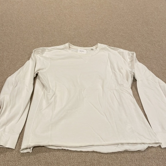 Billy Reid Men Off-White LS Shirt Large Roll Bottom - Picture 2 of 7